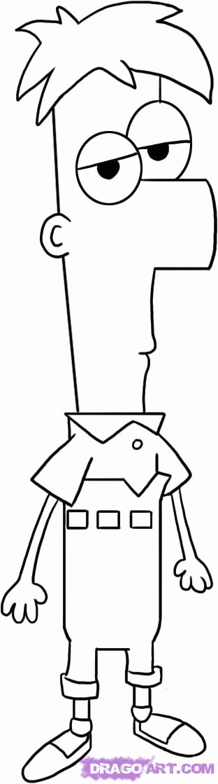 Fineasz i Ferb kolorowanki